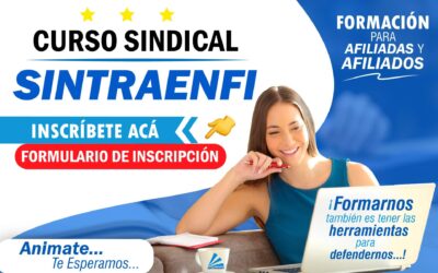 Abiertas las inscripciones al Curso Sindical deSINTRAENFI
