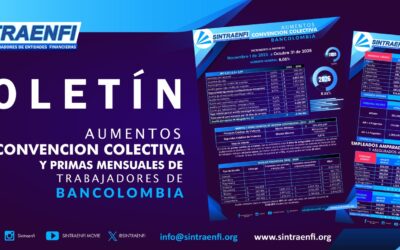 Boletín Cifras Actualizadas Escalafones Bancolombia 2026
