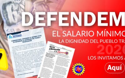 Defender el mínimo vital, es defender la dignidad del pueblo trabajador