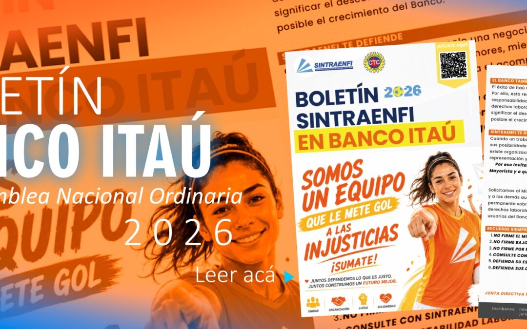LOS DERECHOS DE LOS TRABAJADORES NO ESTÁN EN VENTA, NO FIRME BAJO PRESIÓN. NO DECIDA POR MIEDO, ASESÓRESE ANTES DE ACTUAR.